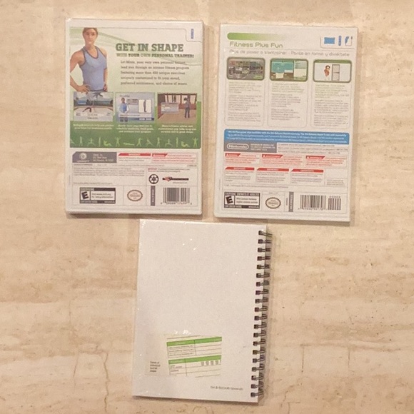 Wii Fit Plus Nintendo Wii Game & My Fitness Coach & Fitness Journal New - Picture 4 of 6